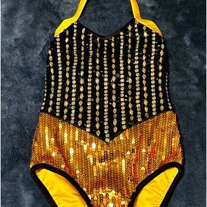 Jazz dance costume. Broadway style.
